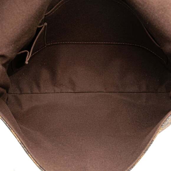 LOUIS VUITTON Brown Damier Leather Shoulder Bag - Picture 6 of 9